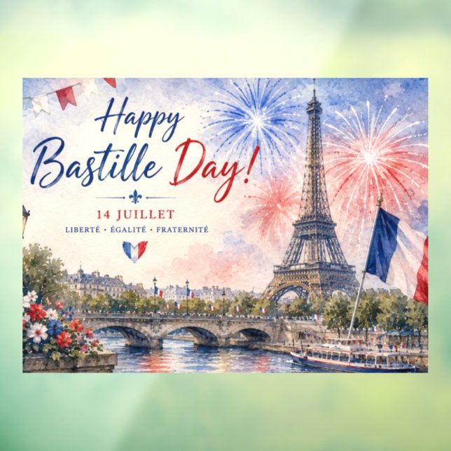 Bastille Day Eiffel Tower River Seine fireworks (Sheet 3)