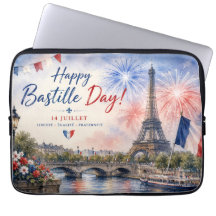 Bastille Day Eiffel Tower River Seine fireworks