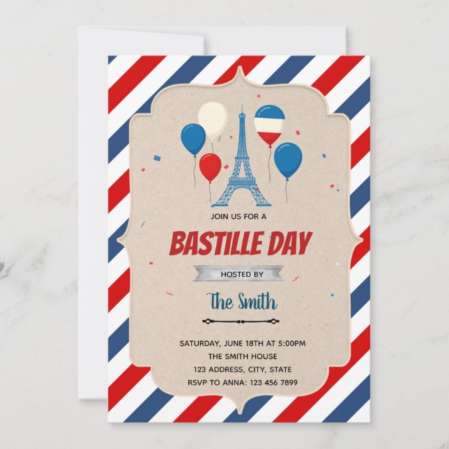 Bastille Day Flyer Template (Front)