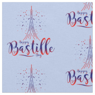 Bastille Day French Eiffel Tower Fabric