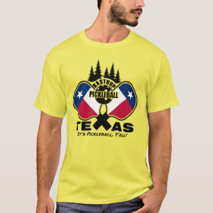 Bastrop Pickleball, Texas (dark shirts) T-Shirt