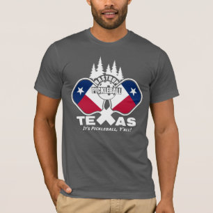 Bastrop Pickleball, Texas (dark shirts) T-Shirt