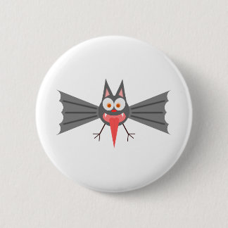 Bat 6 Cm Round Badge