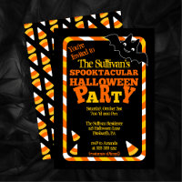 Bat and Candy Corn Spooktacular Halloween Party In