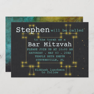Bat Bar Mitzvah Out of this World Torah Invitation