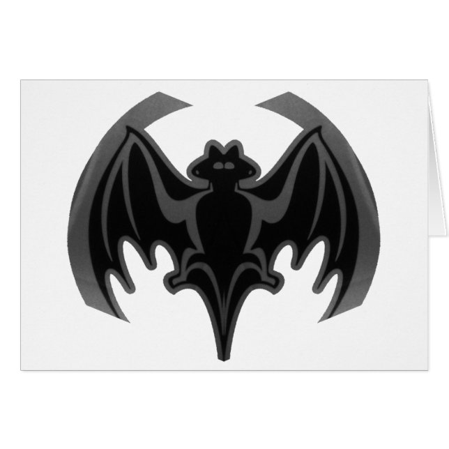 Bat Black Inv The MUSEUM Zazzle Gifts (Front Horizontal)