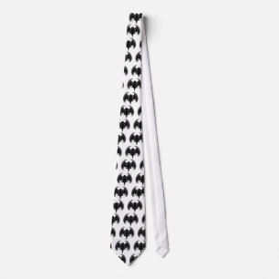 Bat Black Inv The MUSEUM Zazzle Gifts Tie