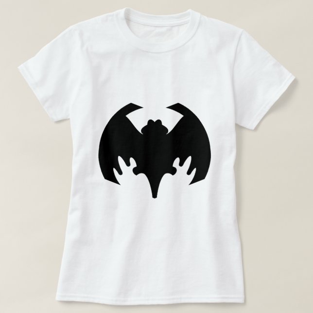 Bat Black The MUSEUM Zazzle Gifts T-Shirt (Design Front)
