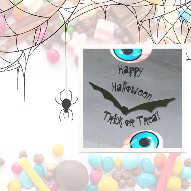 Bat Blood Shot Eyeballs Smokey Road Napkin (Creator Uploaded)