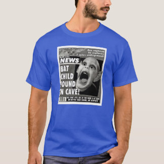 Bat Boy Vintage Retro Supermarketabloid Cover Desi T-Shirt