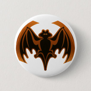 Bat Brown The MUSEUM Zazzle Gifts 6 Cm Round Badge