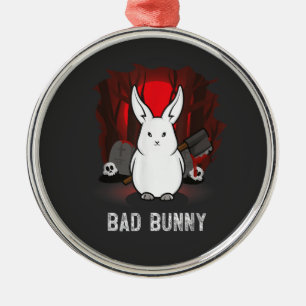 Bat Bunny Metal Tree Decoration