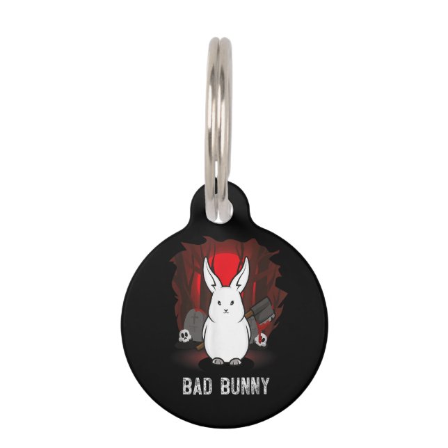  Bat Bunny Pet Tag (Front)