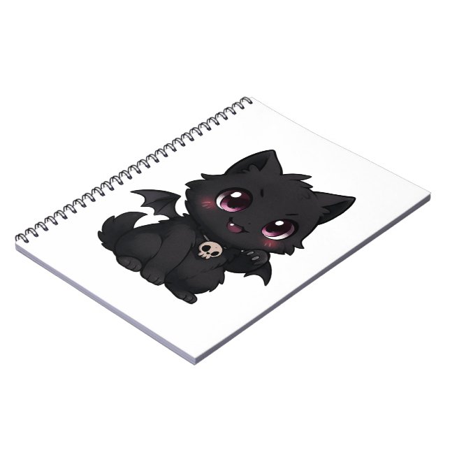 - "Bat Cat Blaze" Notebook (Left Side)