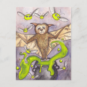 Bat & Cauldron Postcard