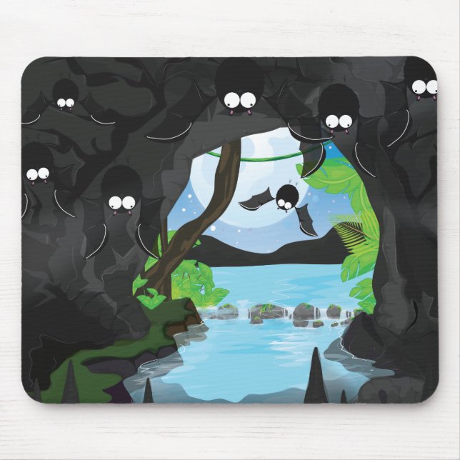 Bat Cave Mouse Pad (Front)