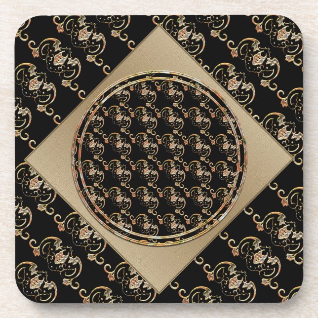 Bat Chinese Symbol Coaster (Front)