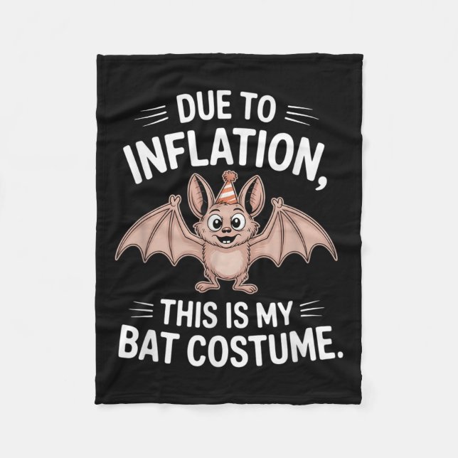 Bat Costume T-shirt_3.png  Fleece Blanket (Front)
