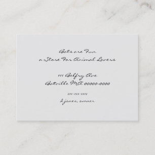 Bat Couple on a Date Business Card