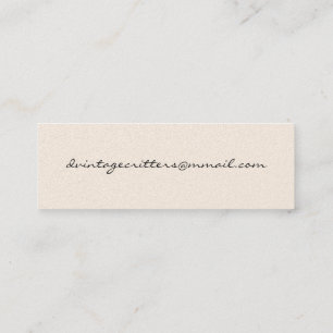 Bat Couple on a Date Mini Business Card