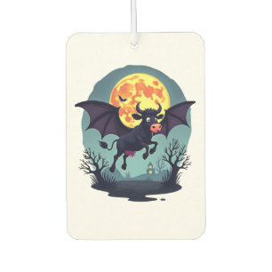 Bat Cow at Midnight Car Air Freshener