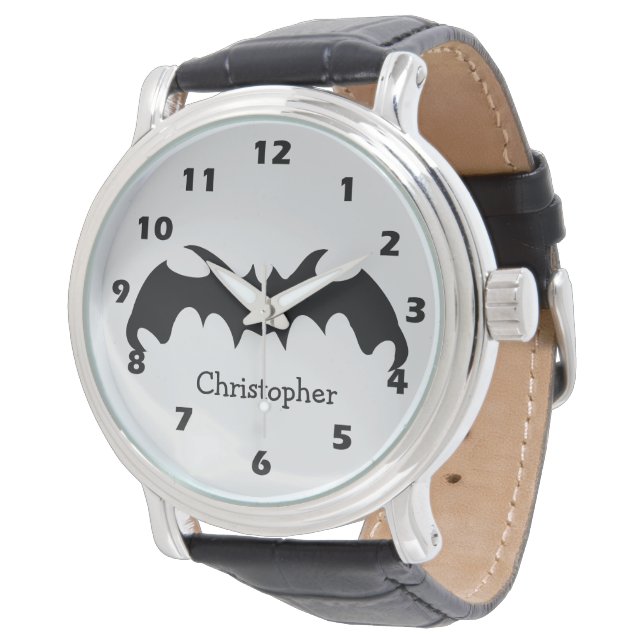 Bat Design Watch (Angled)