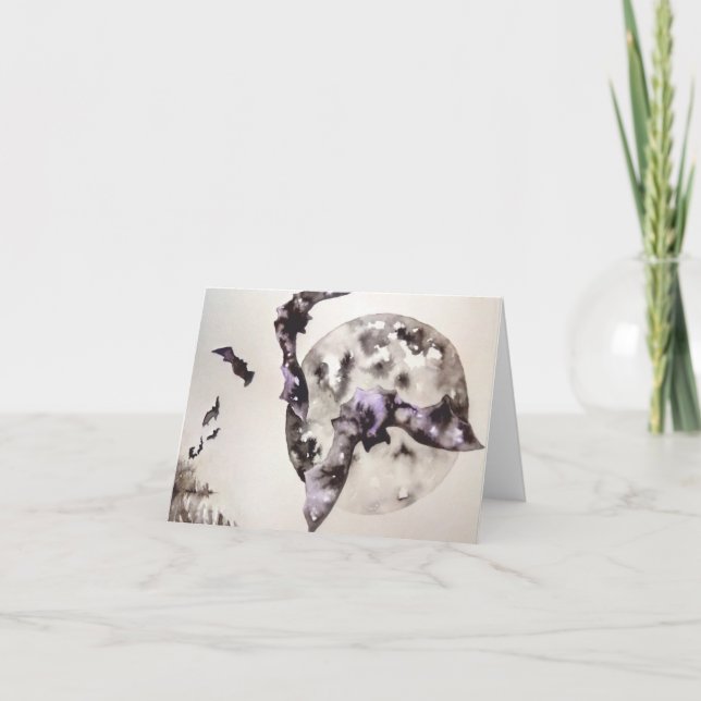 Bat Dreams 2 Blank Card (Front)