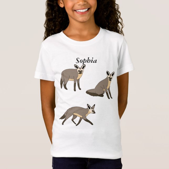 Bat Eared Foxes T-Shirt (Front)
