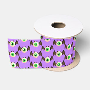 Bat Eyeball Satin Ribbon