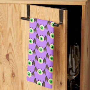 Bat Eyeball Tea Towel