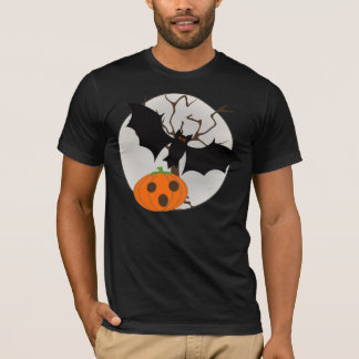 Bat Flying with Full Moon T-Shirt