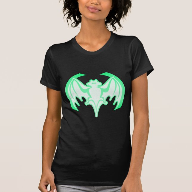 Bat Green Inv The MUSEUM Zazzle Gifts T-Shirt (Front)