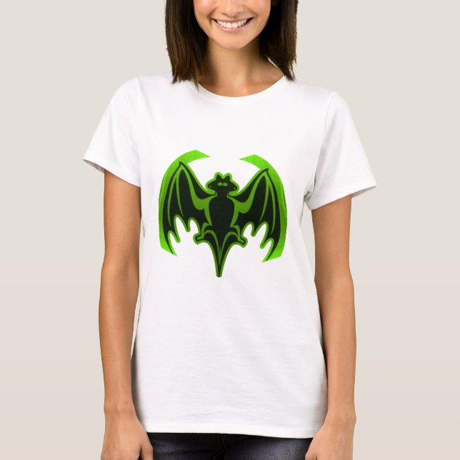 Bat Green MUSEUM Zazzle Gifts T-Shirt (Front)