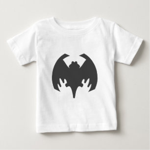 Bat Grey The MUSEUM Zazzle Gifts Baby T-Shirt