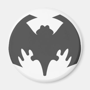 Bat Grey The MUSEUM Zazzle Gifts Magnet