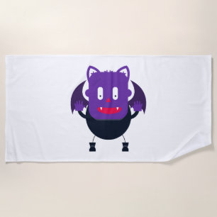 Bat halloween         beach towel