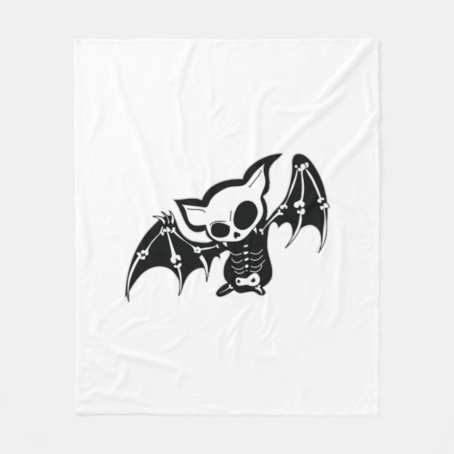 Bat Halloween           Fleece Blanket (Front)