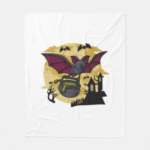 Bat Halloween Fleece Blanket