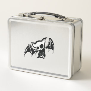Bat Halloween Metal Lunch Box