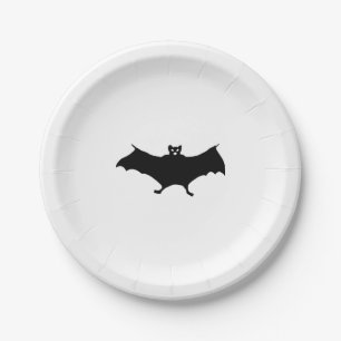 Bat Halloween    Paper Plate