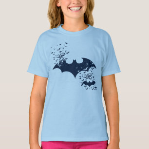 Bat Logo Bursting Into Bats T-Shirt
