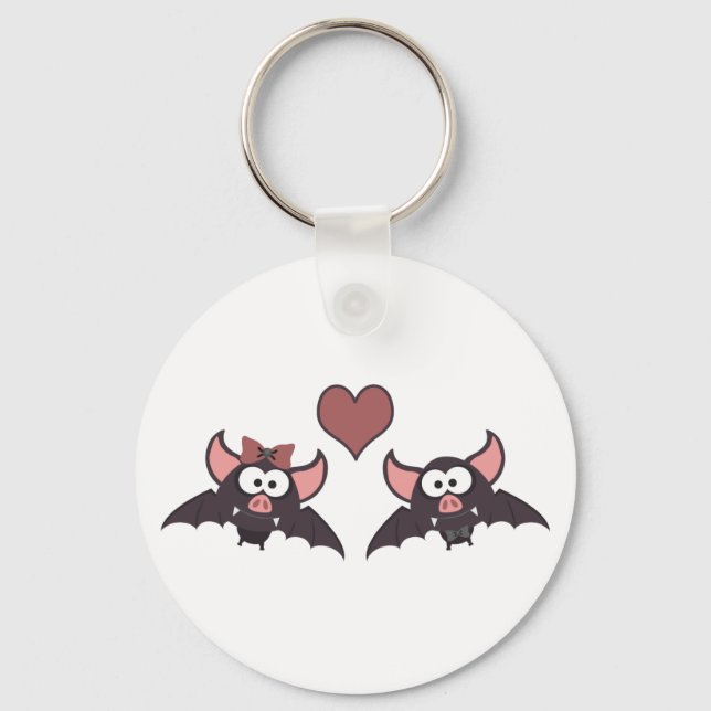 Bat love key ring (Front)