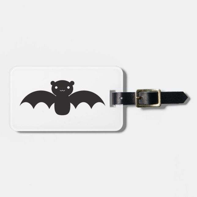Bat Luggage Tag (Front Horizontal)