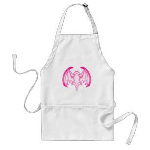 Bat Magenta Inv The MUSEUM Zazzle Gifts Standard Apron