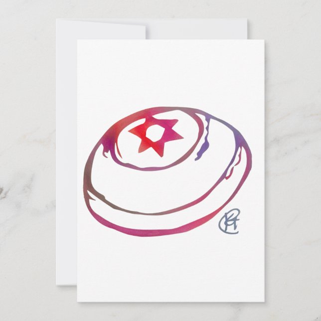 Bat Mitzvah Card  (Front)