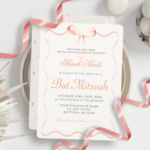 Bat Mitzvah Invitation