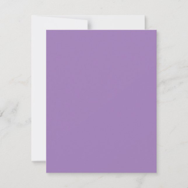 Bat Mitzvah Reply Cards {Purple} (Front)