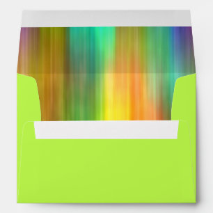 Bat Mitzvah Spectrum Stripes Envelope