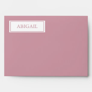 Bat Mitzvah Star of David Pink Hebrew Jewish Envelope