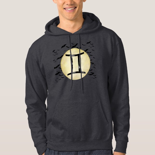 Bat Moon Gemini Hoodie (Front)